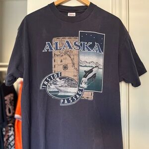 Vintage 90s nature Alaska t shirt